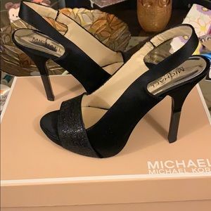 Michael Kors Shimmer Sling Heel - Size 7